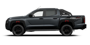 side profile of a Nissan pro4x