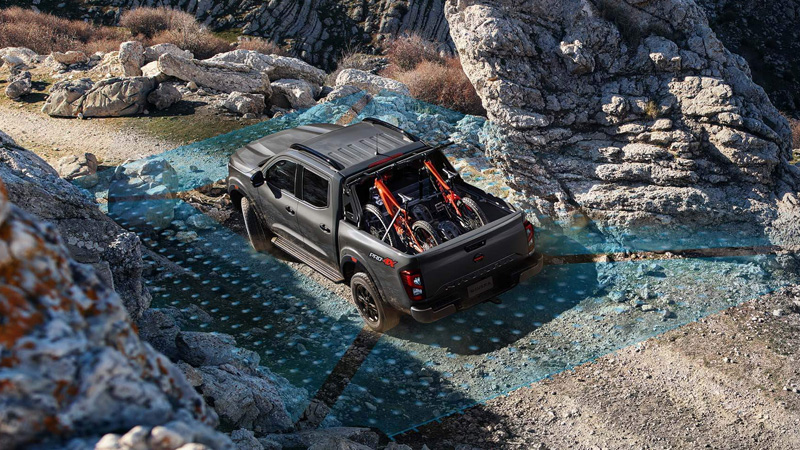 Visualisation of a Navara 360 detection