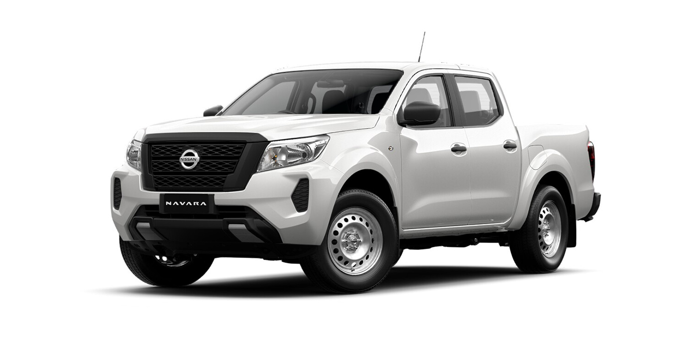 Front 3/4 render of a NissanSolid White paint finish