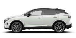 side profile of a Nissan ti